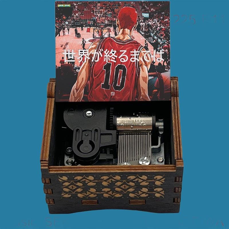 Slam Dunk “Sekai ga owaru made wa” Classic Hand-Crank Music Box - Gracias Collectibles