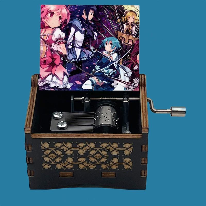 Puella Magi Madoka Magica Classic Wooden Music Box - Gracias Collectibles