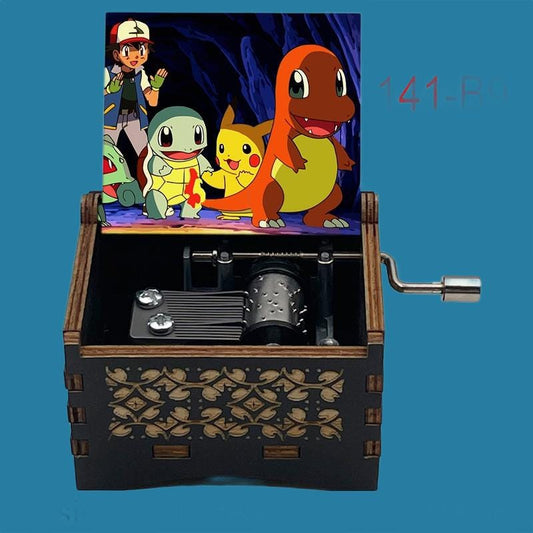 Aim to be a Pokemon Master Wooden Music Box - Gracias Collectibles