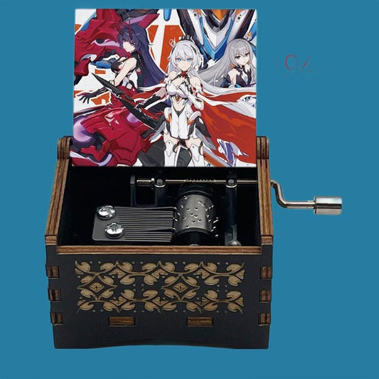 Anime Moon Halo Classic Hand-Crank Music Box - Gracias Collectibles