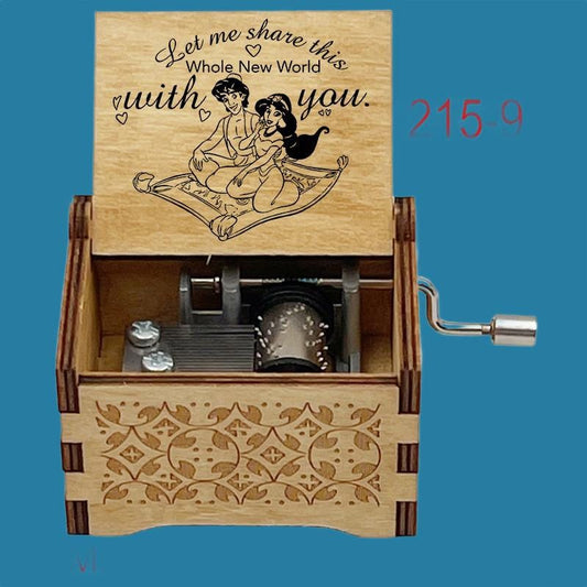 Alladin “A whole new world" Classic Music Box - Gracias Collectibles