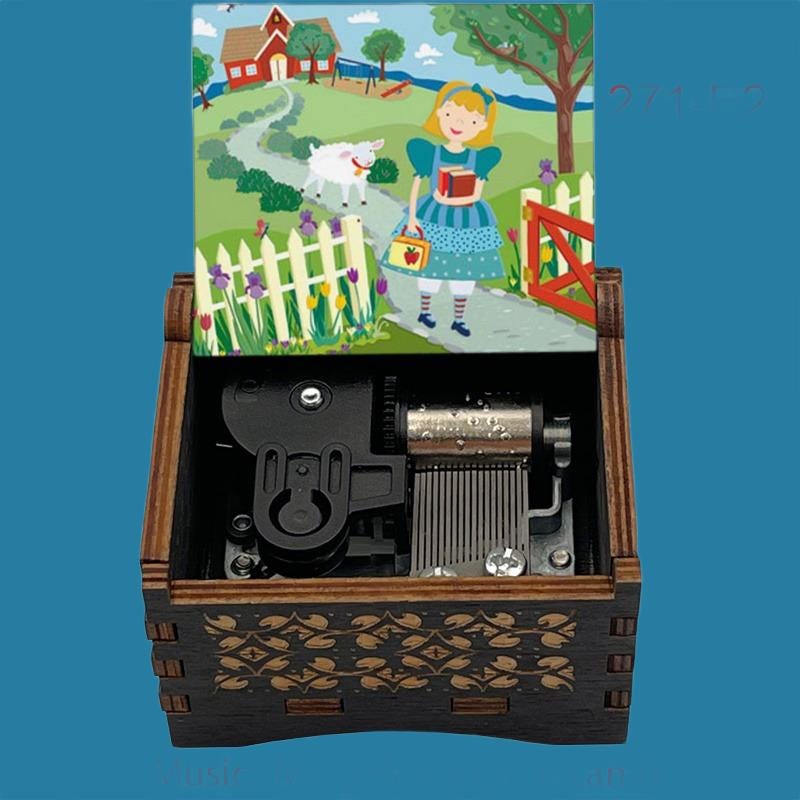 Nursery Rhymes " Mary had a little lamb" Classic Music Box - Gracias Collectibles