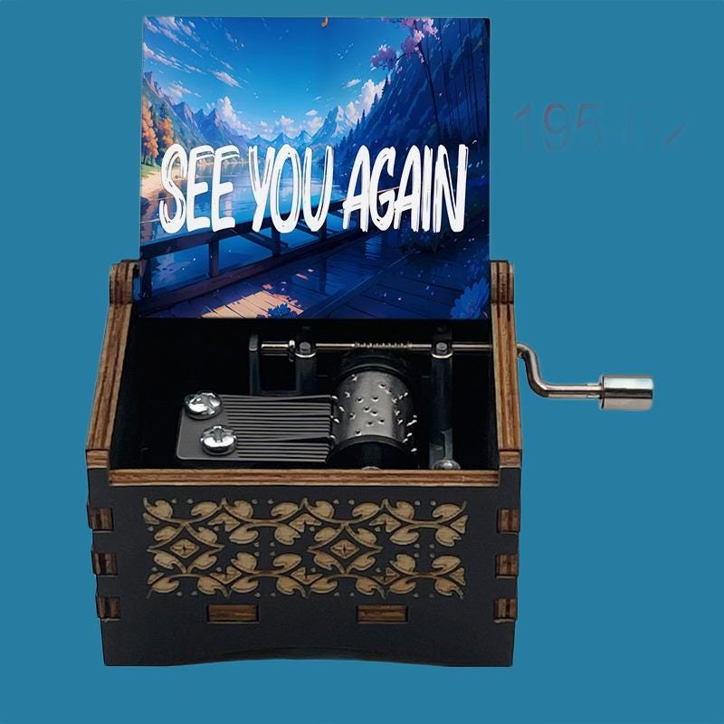 Fast & Furious "See you again" Music Box – Vintage Handcrafted Gift Ideas - Gracias Collectibles