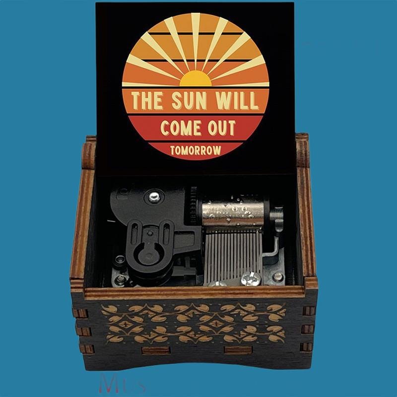 Annie " The Sun will come out tomorrow"  Classic Music Box - Gracias Collectibles