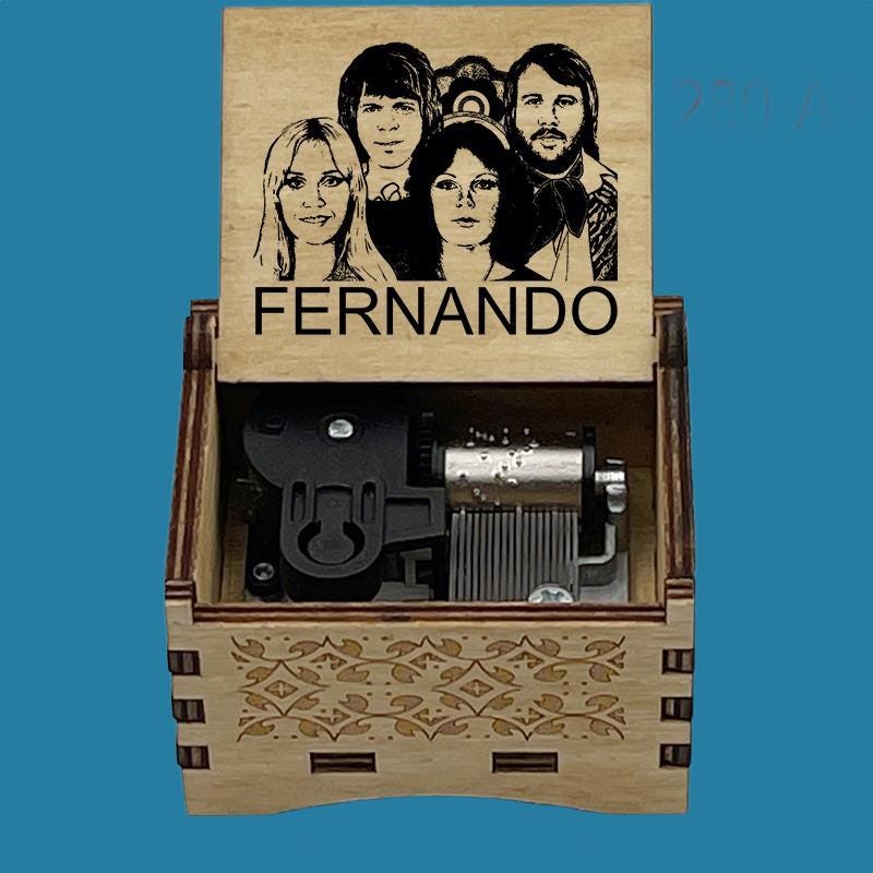 ABBA “Fernando” Hand-Crank Music Box - Gracias Collectibles