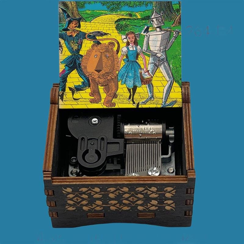 Wizard of Oz "We're off to see the wizard" Classic Music Box - Gracias Collectibles