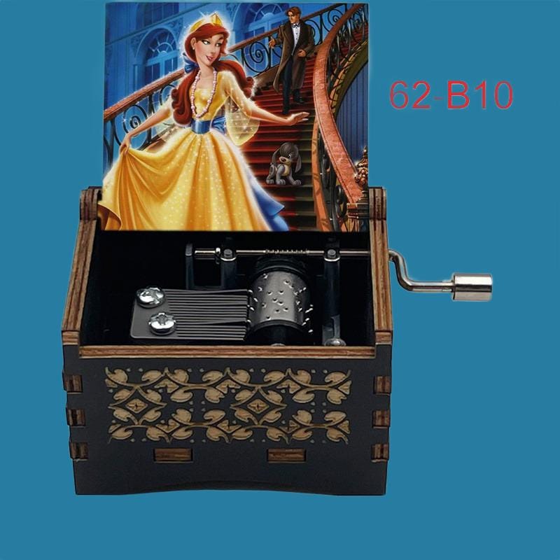 Anastasia "Once upon a December" Classic Wooden Music Box - Gracias Collectibles