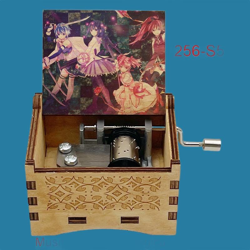 Puella Magi Madoka Magica Classic Wooden Music Box - Gracias Collectibles