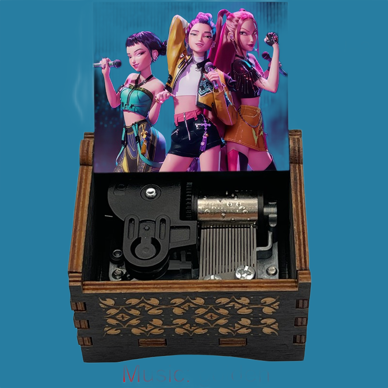 Kpop Demon Hunter " Golden " Music Box - Gracias Collectibles