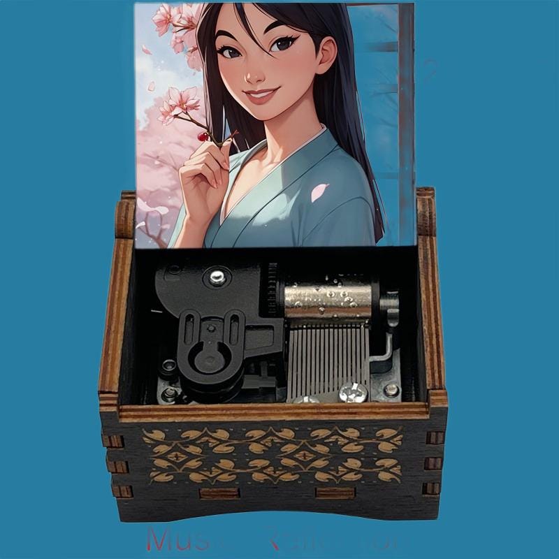 Mulan“Reflection" Classic Music Box - Gracias Collectibles
