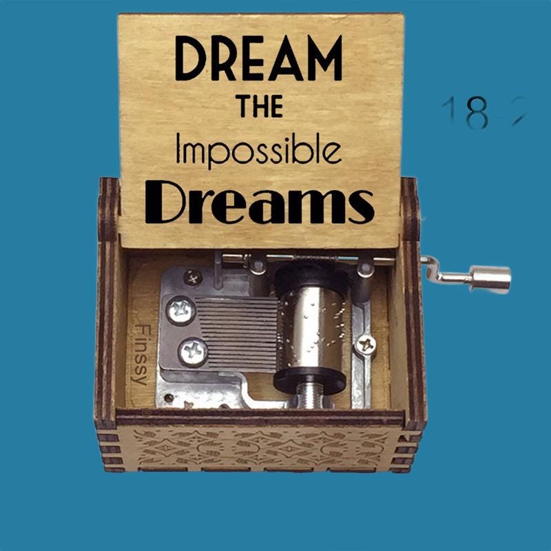 Andy Williams “Dream the impossible dream” Classic Music Box - Gracias Collectibles