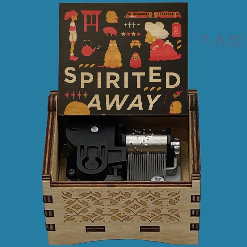 Spirited Away "Always with me" Classic Music Box - Gracias Collectibles
