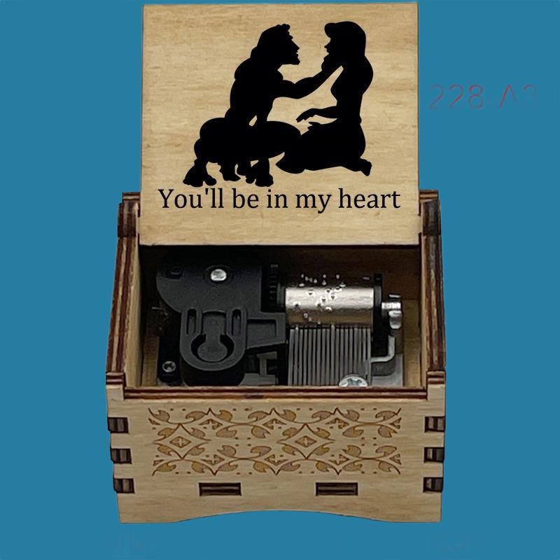 Tarzan “You'll be in my heart" Classic Music Box - Gracias Collectibles