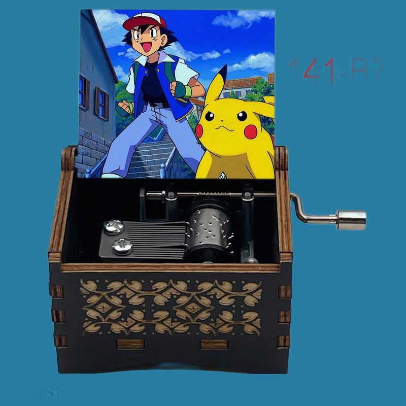 Aim to be a Pokemon Master Wooden Music Box - Gracias Collectibles