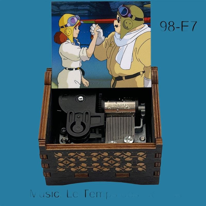 Porco Rosso “Le Temps des Cerises” Classic Music Box - Gracias Collectibles