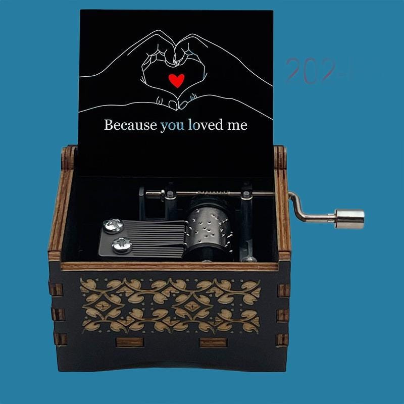 Celine Dion  “Because you loved me” Classic Music Box - Gracias Collectibles