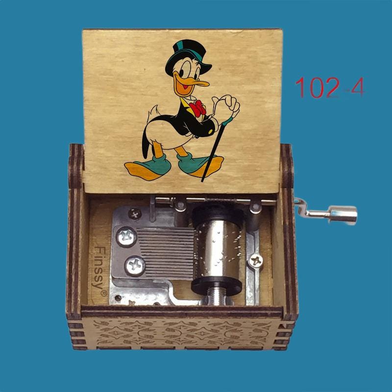 Donald Duck Classic Hand-Crank Music Box - Gracias Collectibles