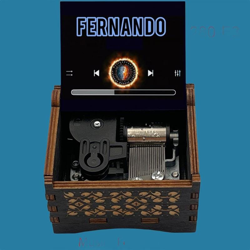 ABBA “Fernando” Hand-Crank Music Box - Gracias Collectibles