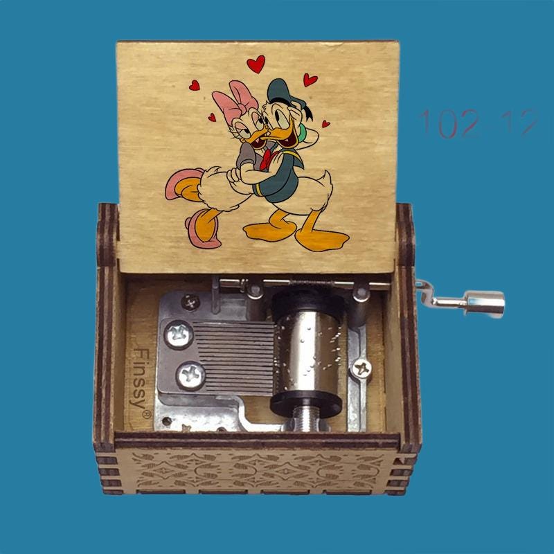 Donald Duck Classic Hand-Crank Music Box - Gracias Collectibles