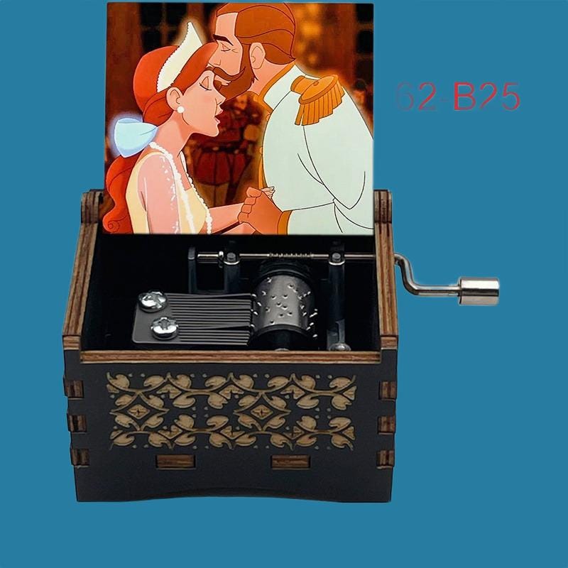 Anastasia "Once upon a December" Classic Wooden Music Box - Gracias Collectibles