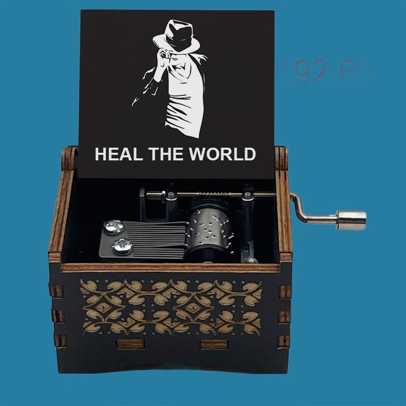 Michael Jackson " Heal the world"  Classic Music Box - Gracias Collectibles