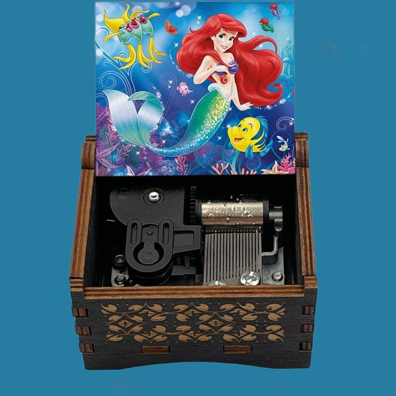 Little Mermaid " Under the sea" Classic Music Box - Gracias Collectibles