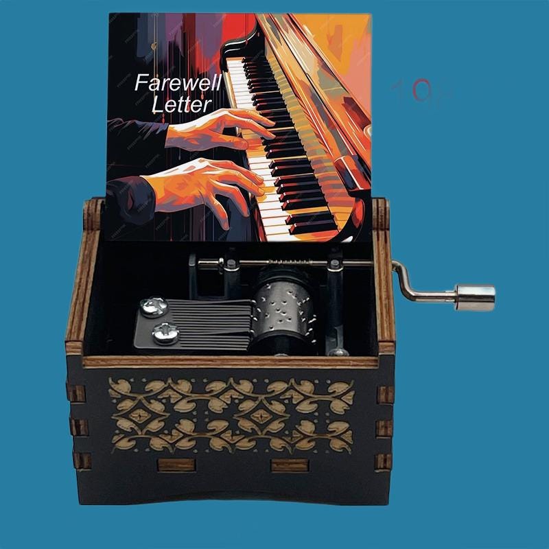 Farewell Letter Classic Music Box - Gracias Collectibles