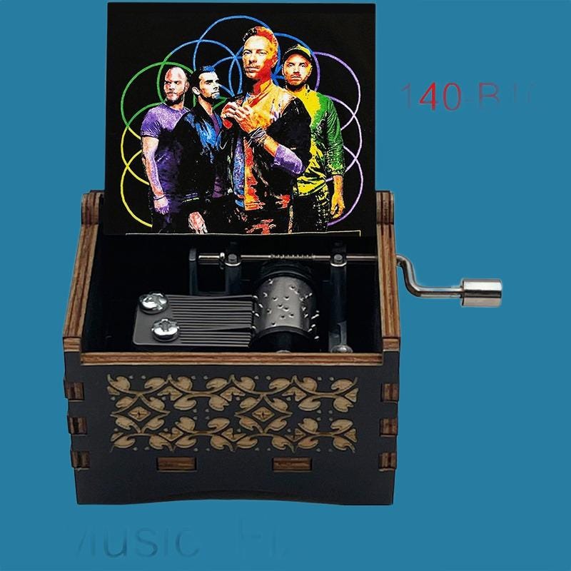 Popular Song “Fix You” Classic Hand-Crank Music Box - Gracias Collectibles