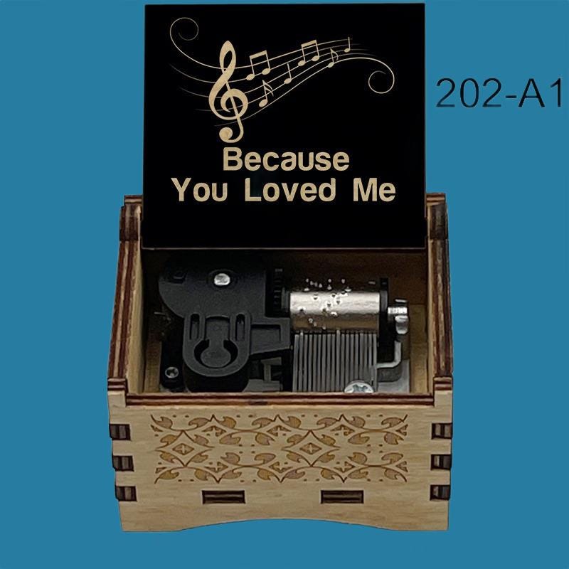 Celine Dion  “Because you loved me” Classic Music Box - Gracias Collectibles