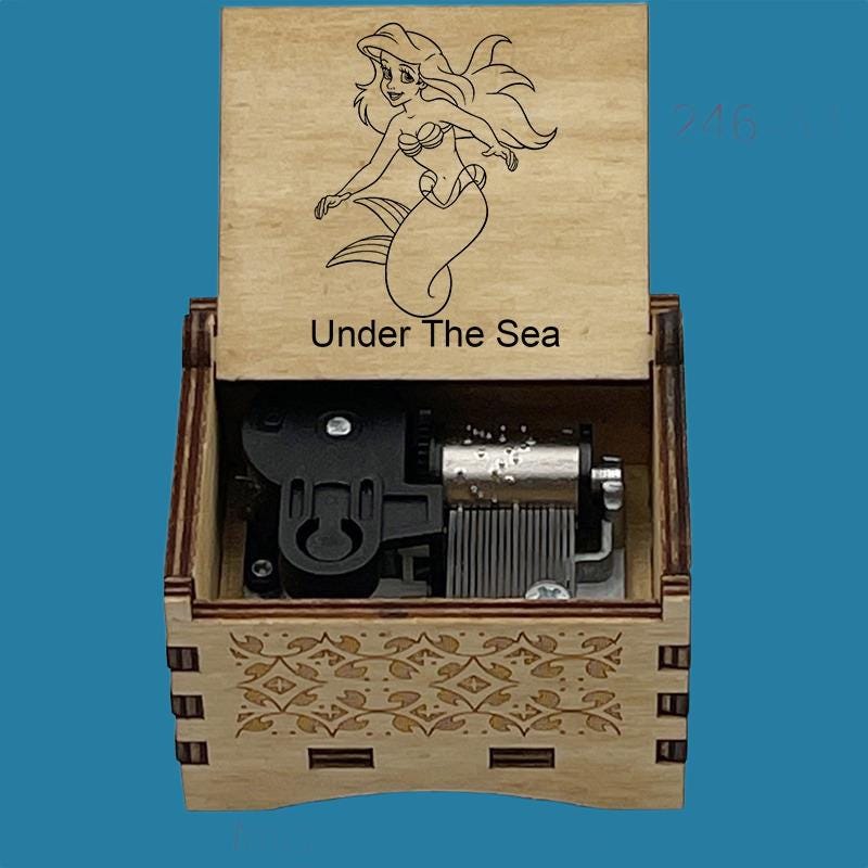 Little Mermaid " Under the sea" Classic Music Box - Gracias Collectibles