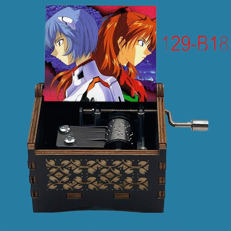 Cruel's Angel Thesis “Neon Genesis Evangelion Opening” Classic Music Box - Gracias Collectibles
