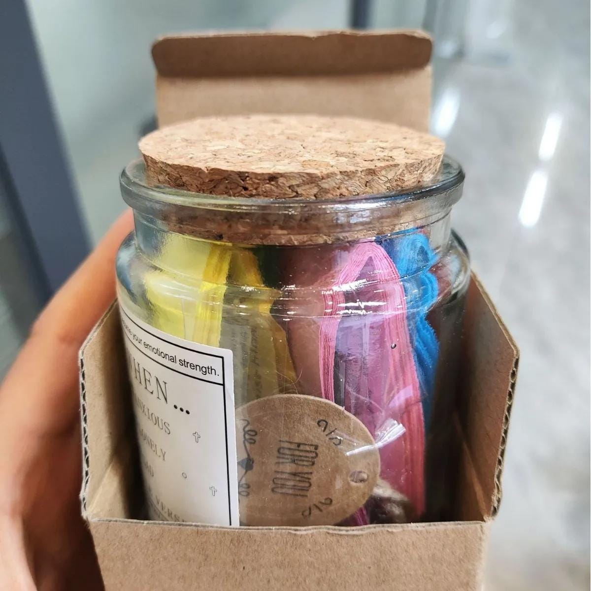 Bible Verse Jar: Christian Gift for Anxiety Relief & Encouragement - Gracias Collectibles