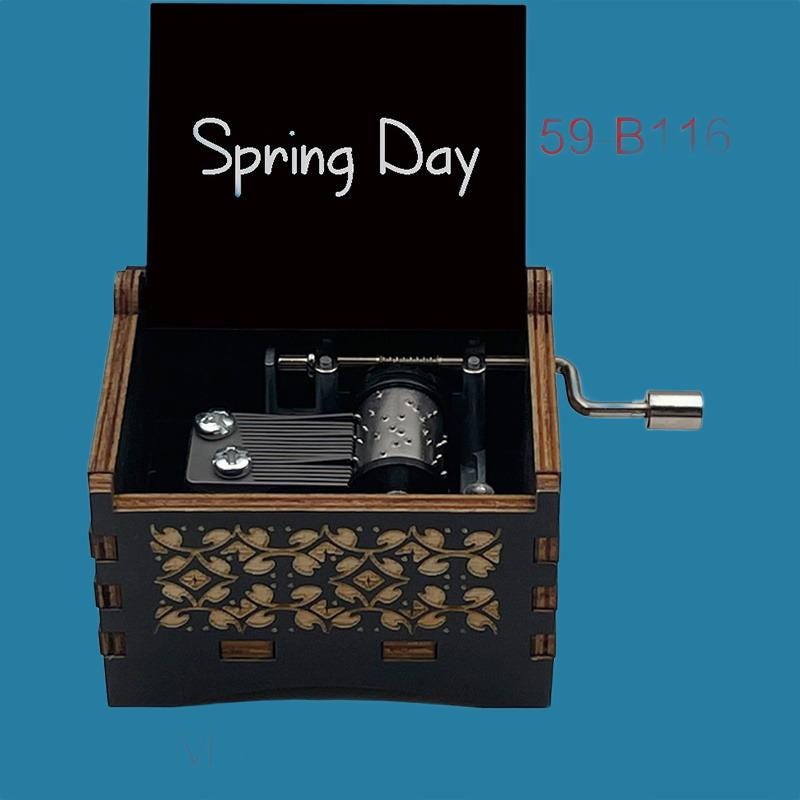 BTS "Spring day" Classic Popular Music Box - Gracias Collectibles