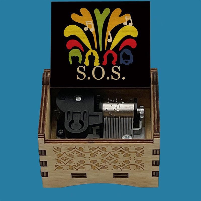 ABBA "SOS" Classic Music Box - Gracias Collectibles