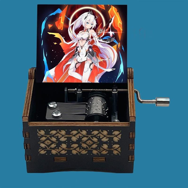 Anime Moon Halo  Classic Hand-Crank Music Box - Gracias Collectibles