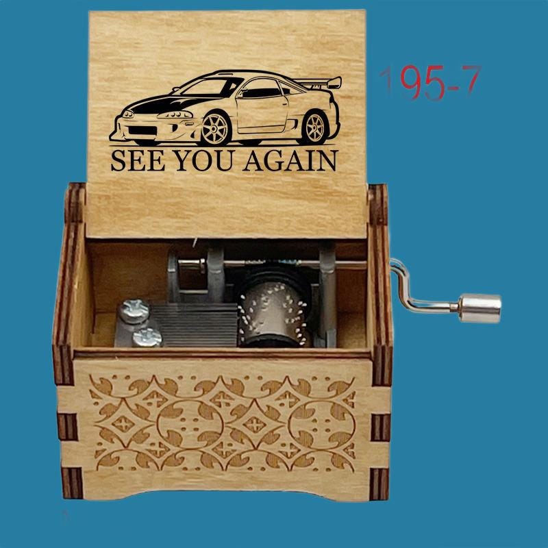 Fast & Furious "See you again" Music Box – Vintage Handcrafted Gift Ideas - Gracias Collectibles