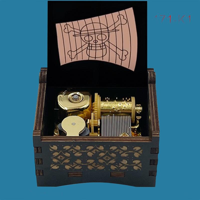 Anime Hikari E  Classic Hand-Crank Music Box - Gracias Collectibles