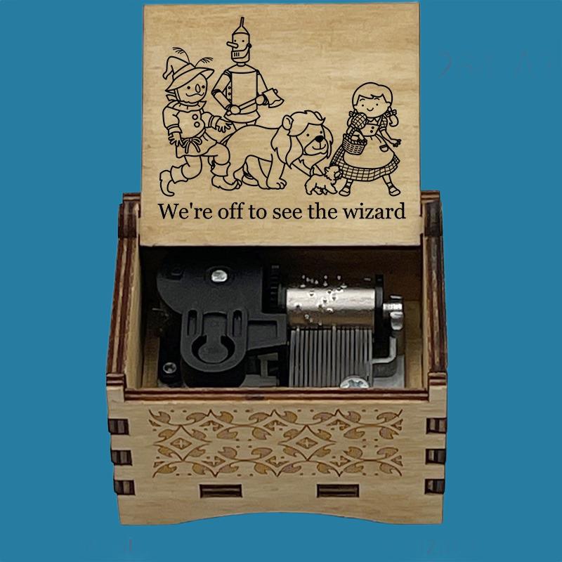 Wizard of Oz "We're off to see the wizard" Classic Music Box - Gracias Collectibles