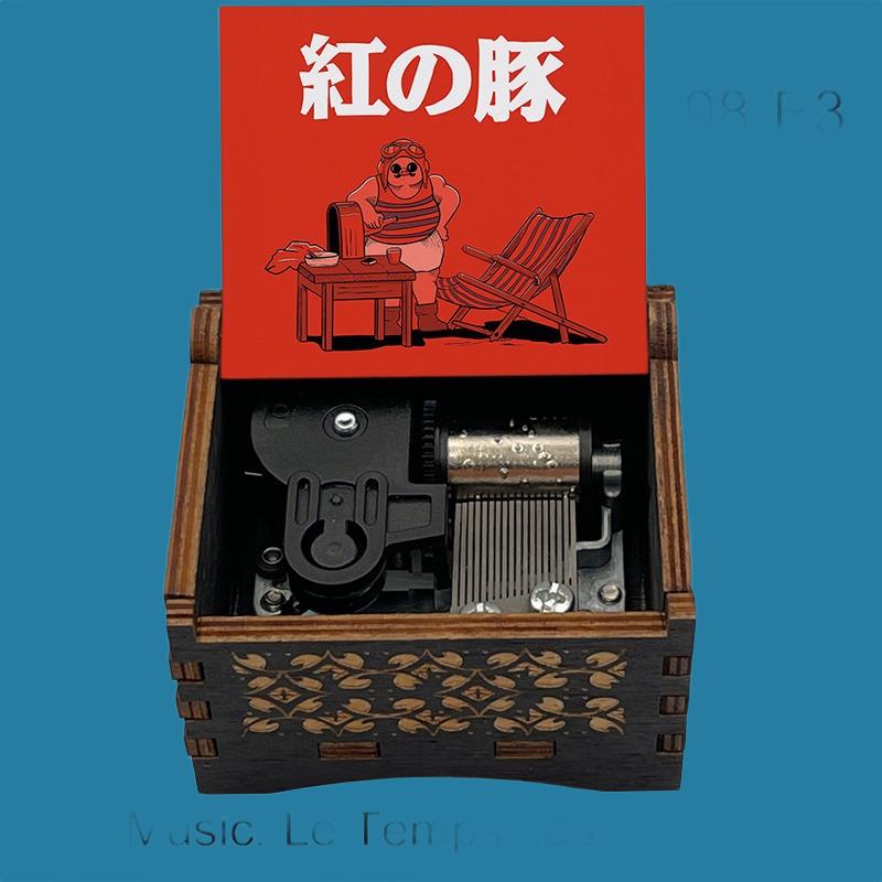 Porco Rosso “Le Temps des Cerises” Classic Music Box - Gracias Collectibles