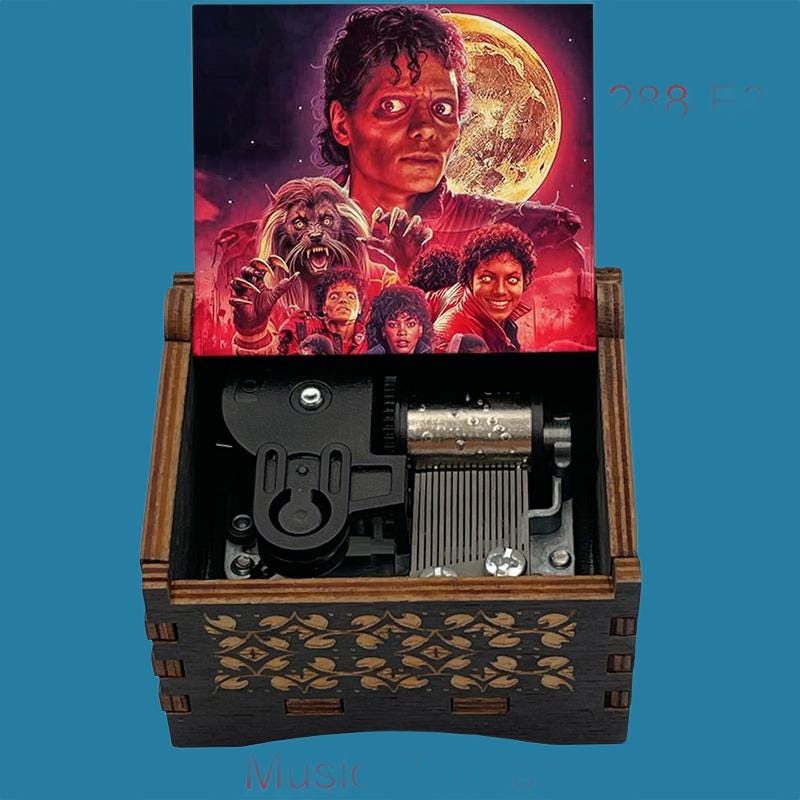 Michael Jackson " Thriller "  Classic Music Box - Gracias Collectibles