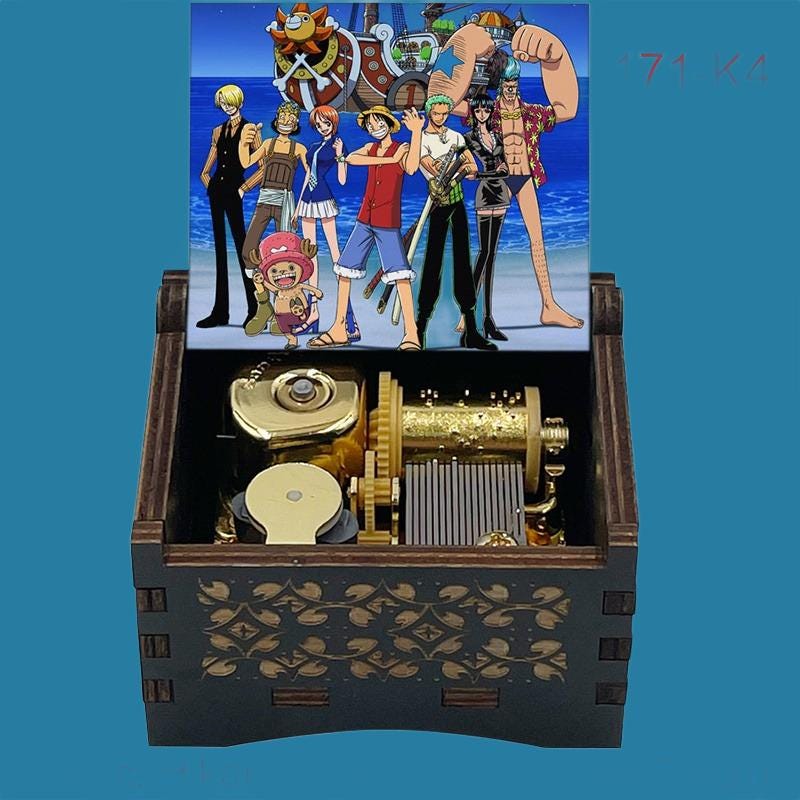 Anime Hikari E  Classic Hand-Crank Music Box - Gracias Collectibles