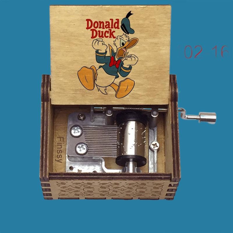 Donald Duck Classic Hand-Crank Music Box - Gracias Collectibles