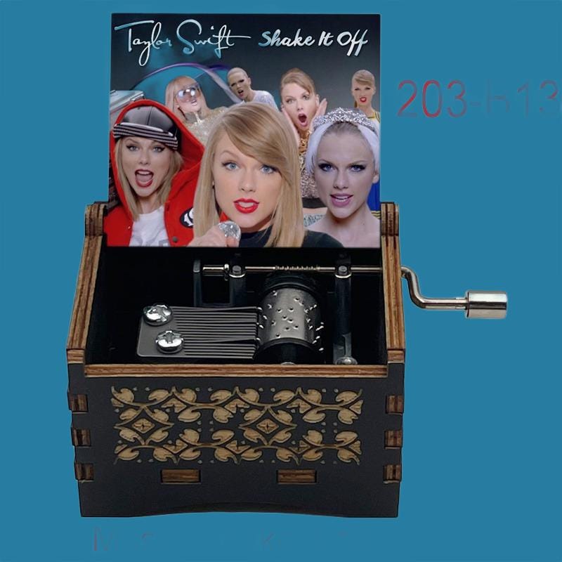 Swifties " Shake it off"  Classic Music Box - Gracias Collectibles