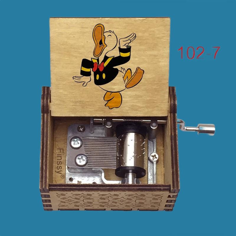 Donald Duck Classic Hand-Crank Music Box - Gracias Collectibles
