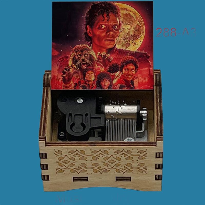 Michael Jackson " Thriller "  Classic Music Box - Gracias Collectibles