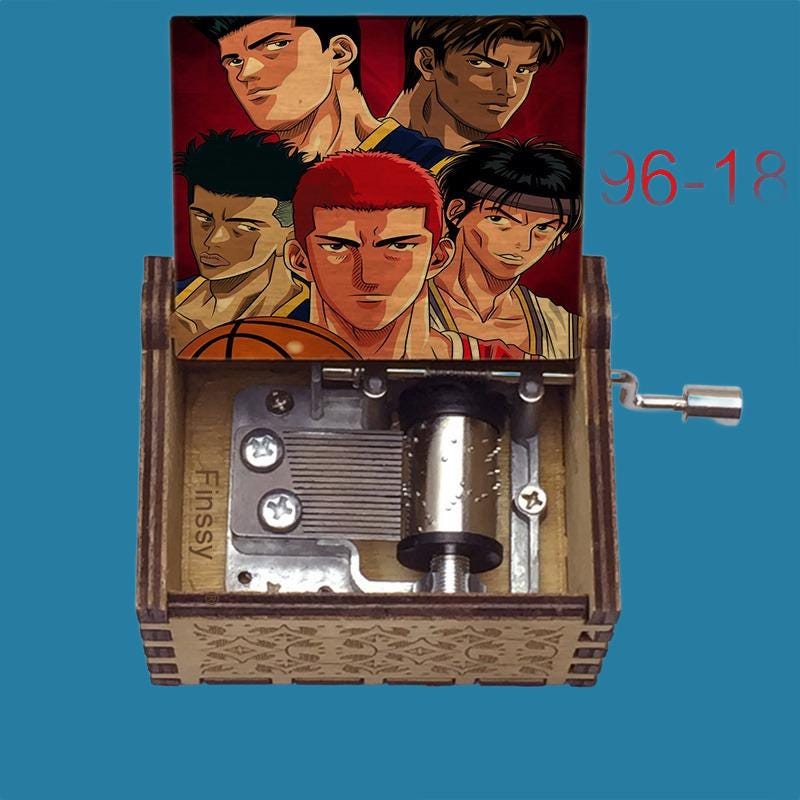 Slam Dunk "Opening theme song" Classic Hand-Crank Music Box - Gracias Collectibles