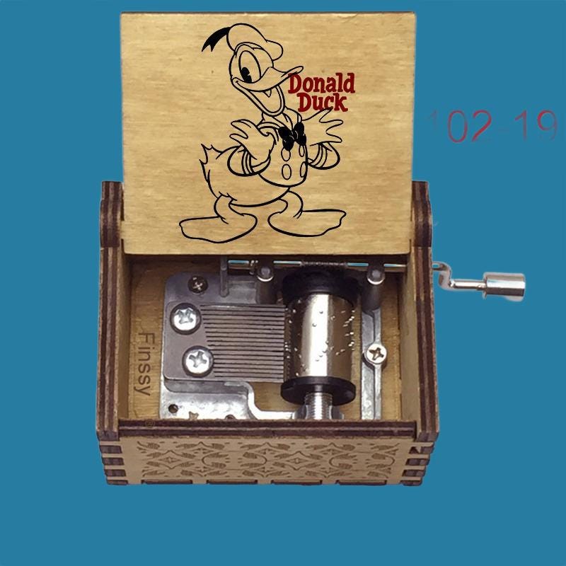 Donald Duck Classic Hand-Crank Music Box - Gracias Collectibles