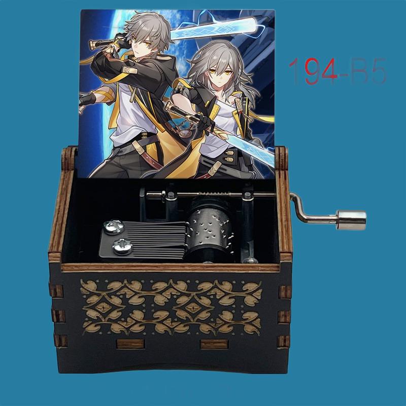 Anime Moon Halo  Classic Hand-Crank Music Box - Gracias Collectibles