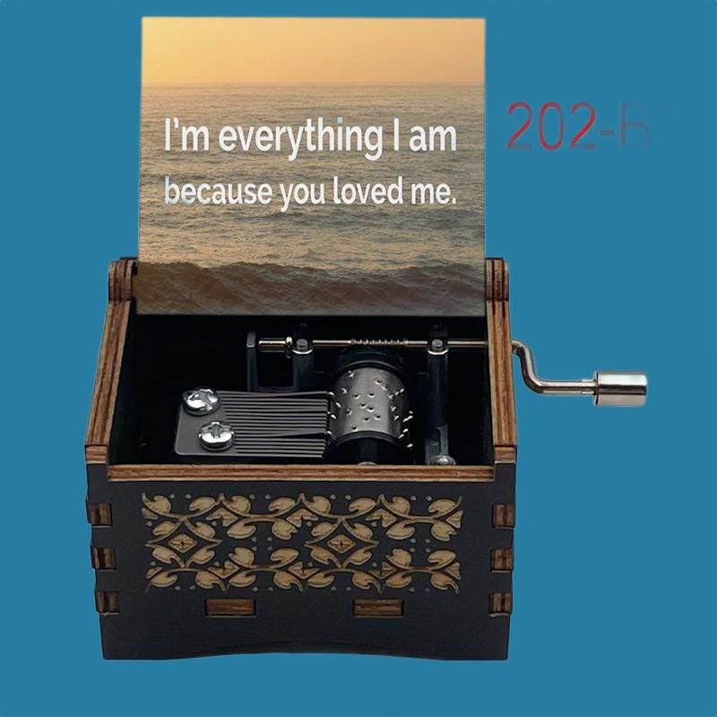 Celine Dion  “Because you loved me” Classic Music Box - Gracias Collectibles