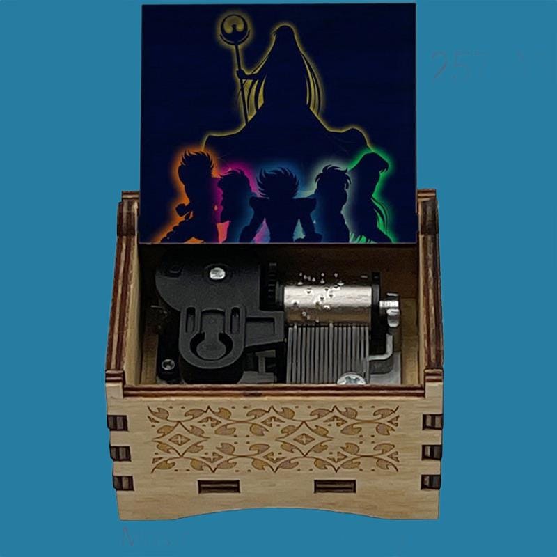 Saint Seiya “Pegasus Fantasy” Classic Hand-Crank Music Box - Gracias Collectibles